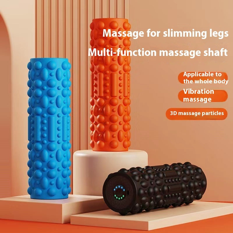 Electric Foam Roller Muscle-relaxing Tool Leg Roller Sports Fitness Equipment Vibrating Yoga Column