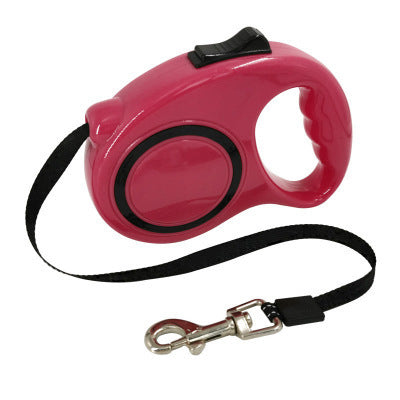 Pet Dog Automatic Retractable Leash Bone Printing