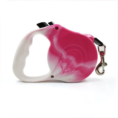 Pet Dog Automatic Retractable Leash Bone Printing