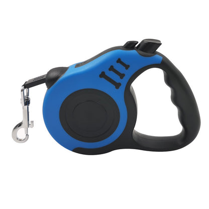 Pet Dog Automatic Retractable Leash Bone Printing