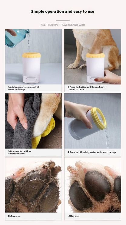 Pet Foot Washing Cup Automatic Foot-washing Machine Dog Foot Washing Cup Cleaning